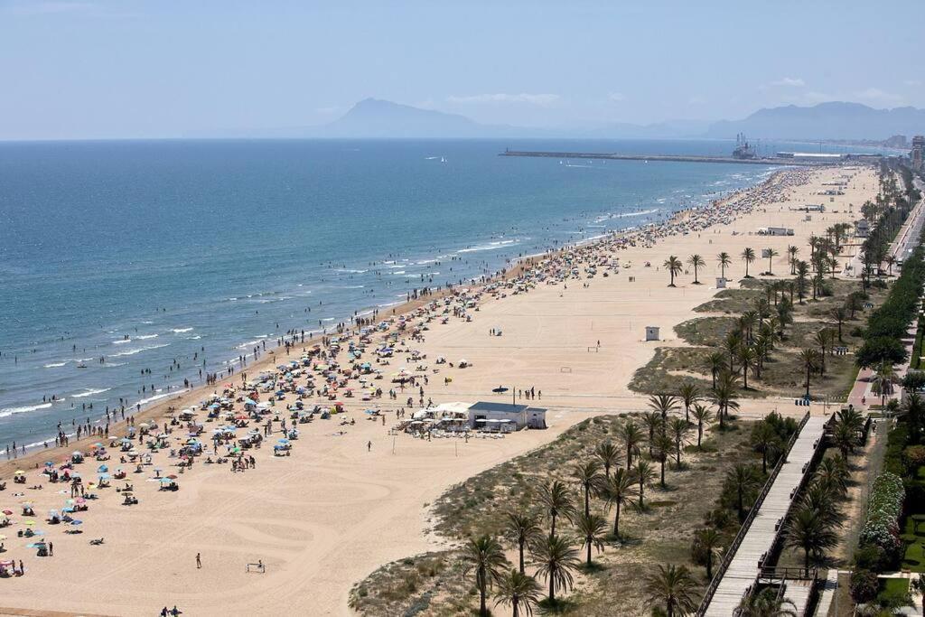 Cozy Apartment, Very Fresh At Playa De Gandia Eksteriør billede